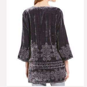 Sigrid Olsen Signature embroidered velvet jacket